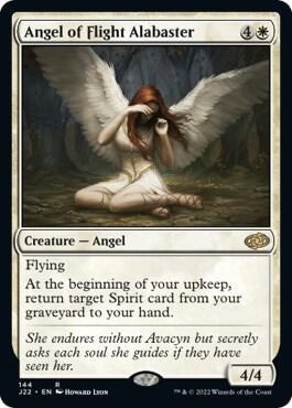Angel of Flight Alabaster card from Jumpstart 2022
