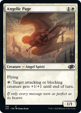 Angelic Page card from Jumpstart 2022