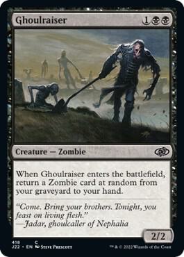 Ghoulraiser card from Jumpstart 2022