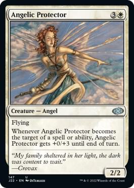 Angelic Protector card from Jumpstart 2022