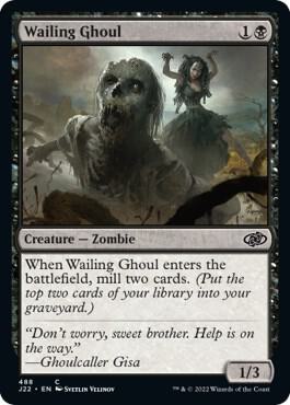 Wailing Ghoul card from Jumpstart 2022