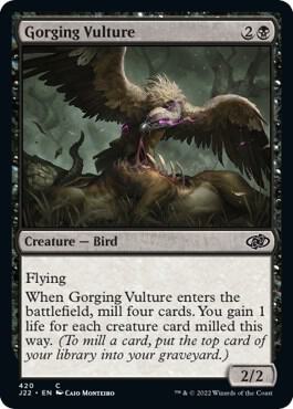 Gorging Vulture card from Jumpstart 2022