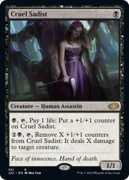 Cruel Sadist card from Jumpstart 2022