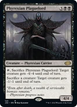 Phyrexian Plaguelord card from Jumpstart 2022