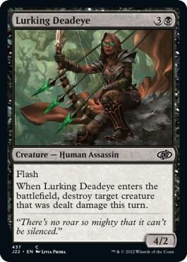Lurking Deadeye card from Jumpstart 2022