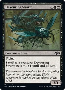 Devouring Swarm card from Jumpstart 2022