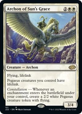 Archon of Sun's Grace card from Jumpstart 2022