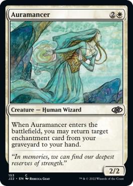 Auramancer card from Jumpstart 2022