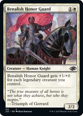 Benalish Honor Guard card from Jumpstart 2022
