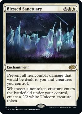 Blessed Sanctuary card from Jumpstart 2022