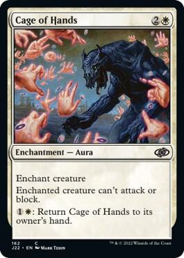 Cage of Hands card from Jumpstart 2022