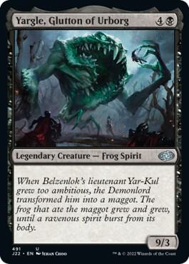 Yargle, Glutton of Urborg card from Jumpstart 2022