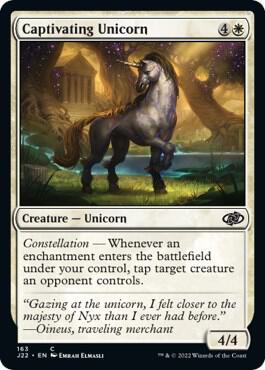 Captivating Unicorn card from Jumpstart 2022