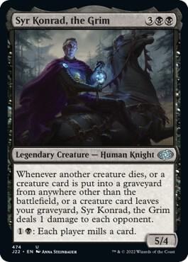 Syr Konrad, the Grim card from Jumpstart 2022