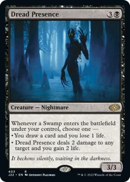 Dread Presence card from Jumpstart 2022