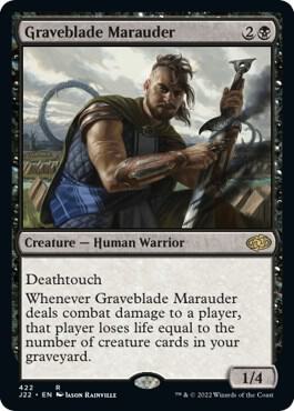 Graveblade Marauder card from Jumpstart 2022