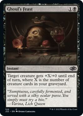 Ghoul's Feast card from Jumpstart 2022