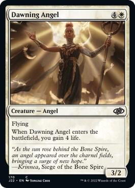 Dawning Angel card from Jumpstart 2022