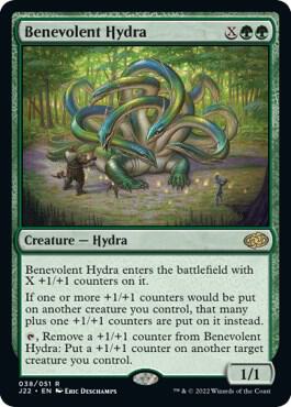 Benevolent Hydra card from Jumpstart 2022