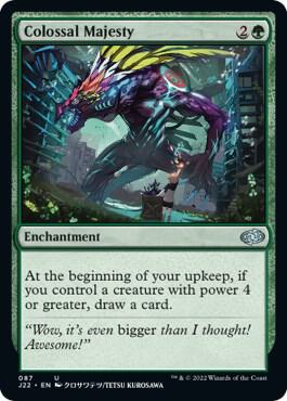 Colossal Majesty card from Jumpstart 2022