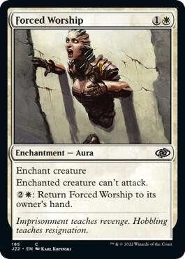 Forced Worship card from Jumpstart 2022