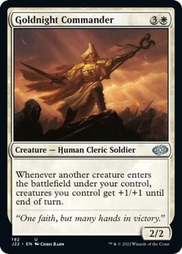 Goldnight Commander card from Jumpstart 2022