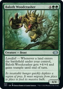 Baloth Woodcrasher card from Jumpstart 2022