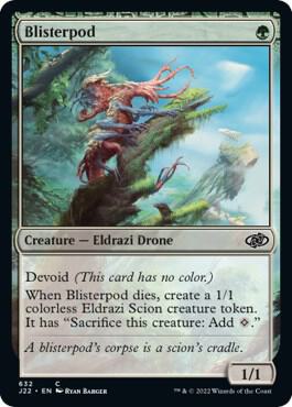 Blisterpod card from Jumpstart 2022
