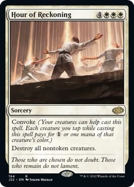 Hour of Reckoning card from Jumpstart 2022
