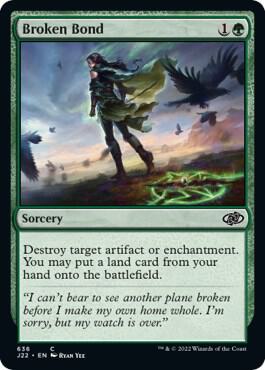 Broken Bond card from Jumpstart 2022