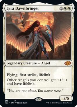 Lyra Dawnbringer card from Jumpstart 2022
