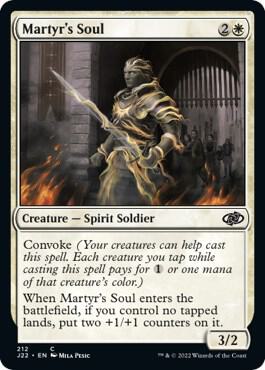 Martyr's Soul card from Jumpstart 2022
