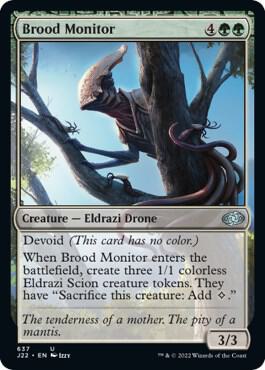 Brood Monitor card from Jumpstart 2022