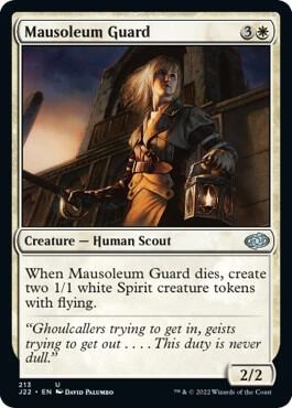 Mausoleum Guard card from Jumpstart 2022