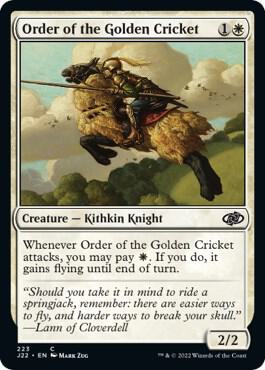Order of the Golden Cricket card from Jumpstart 2022