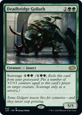 Deadbridge Goliath card from Jumpstart 2022