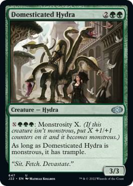 Domesticated Hydra card from Jumpstart 2022