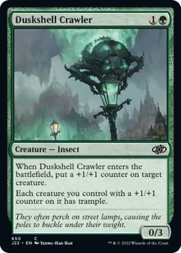 Duskshell Crawler card from Jumpstart 2022
