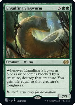 Engulfing Slagwurm card from Jumpstart 2022