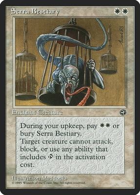 Serra Bestiary card from Homelands