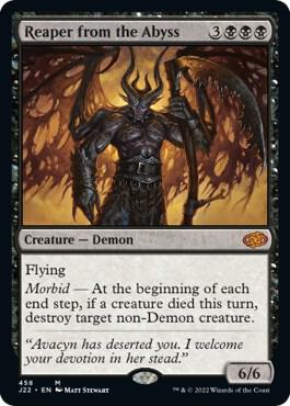 Reaper from the Abyss card from Jumpstart 2022