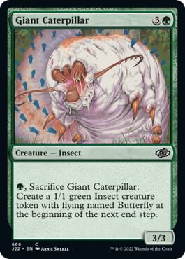 Giant Caterpillar card from Jumpstart 2022