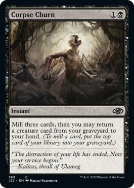 Corpse Churn card from Jumpstart 2022