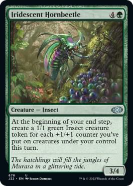 Iridescent Hornbeetle card from Jumpstart 2022