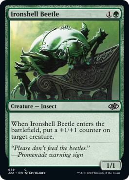 Ironshell Beetle card from Jumpstart 2022
