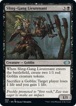 Sling-Gang Lieutenant card from Jumpstart 2022