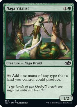 Naga Vitalist card from Jumpstart 2022