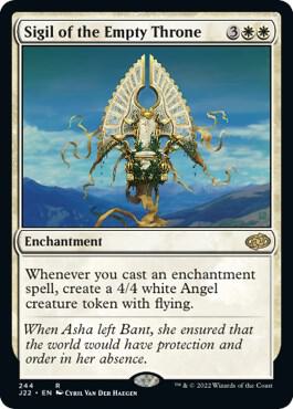 Sigil of the Empty Throne card from Jumpstart 2022