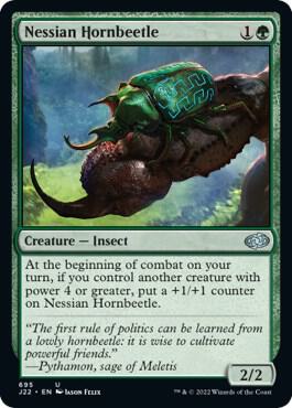 Nessian Hornbeetle card from Jumpstart 2022