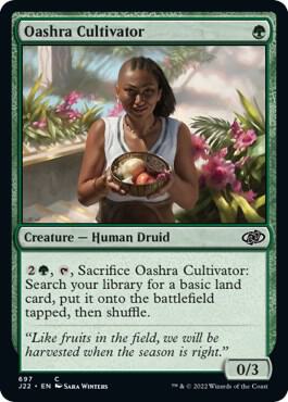 Oashra Cultivator card from Jumpstart 2022